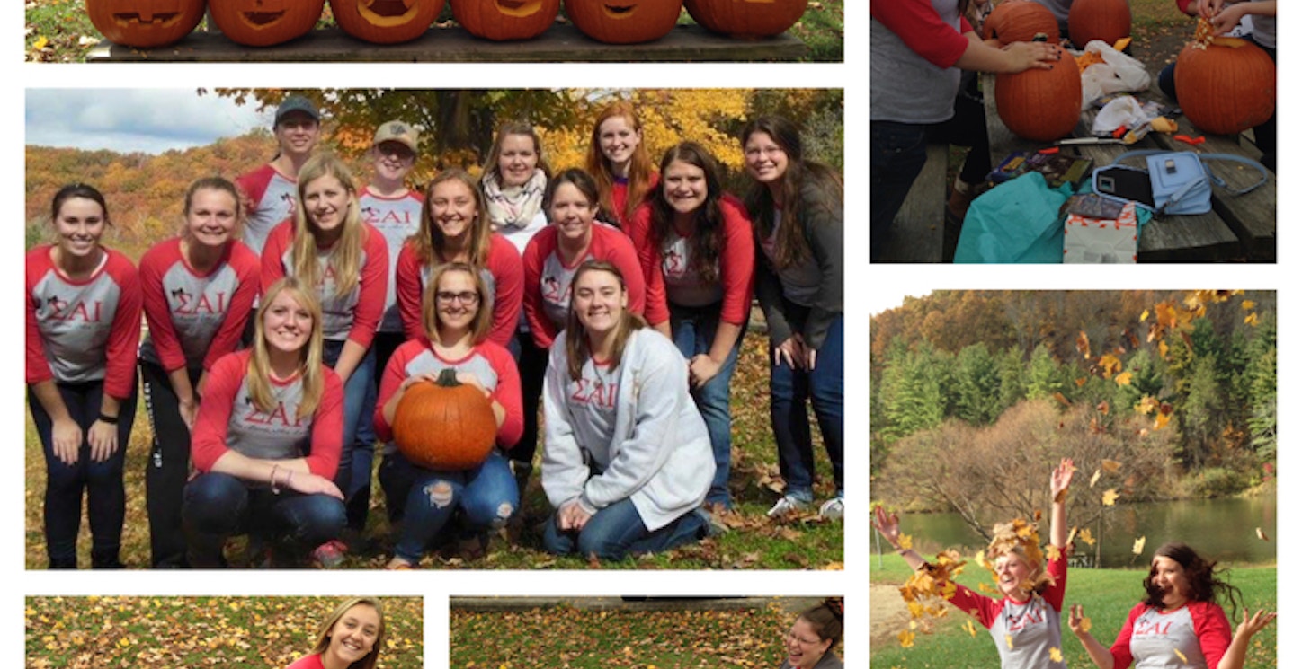 Ohio University 2015 Sai Pumpkin Carving T-Shirt Photo