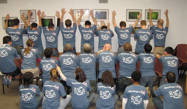 Showing Off The Backs Of Our Telomeres T-Shirt Photo
