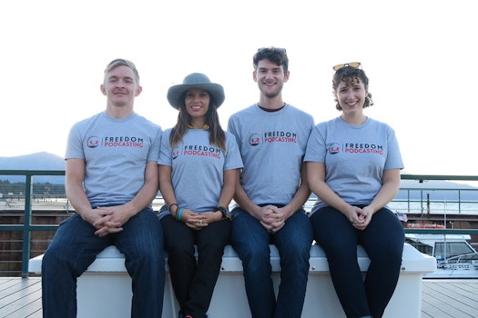 Freedom Podcasting Team Retreat South Lake Tahoe T-Shirt Photo