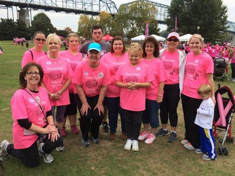 Team Treasured Chests Crushing Breast Cancer! T-Shirt Photo