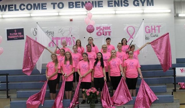 Picture of Pink Out Pep! Custom T-Shirt Design Pink Out Pep! T-Shirt Photo