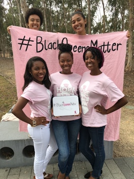 #Black Queens Matter Breast Cancer Awareness Campaign T-Shirt Photo