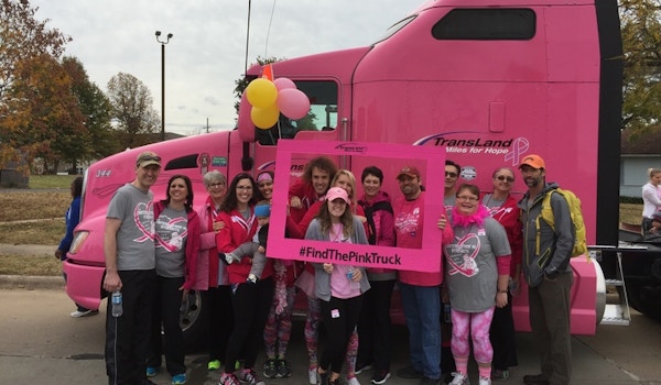 Picture of Making Strides Against Breast Cancer Custom T-Shirt Design Making Strides Against Breast Cancer T-Shirt Photo