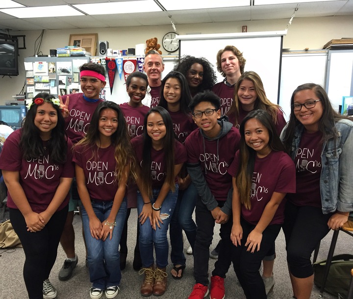 Valencia High School Open Mic Club T-Shirt Photo