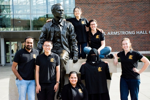 Our Lab Group Plus Neil Armstrong! T-Shirt Photo