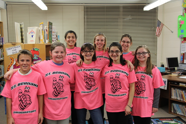 St. Bernard Swaginators Robotics Team T-Shirt Photo