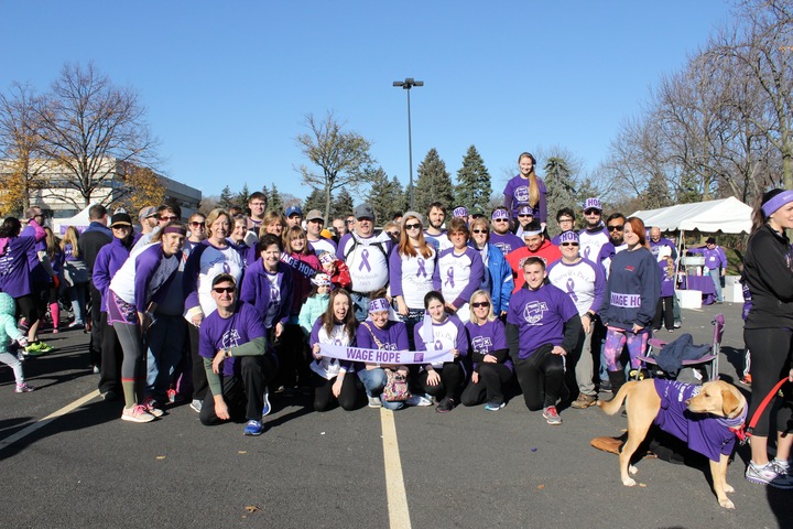 Pursell's Pack   Nj Purple Stride 2015 T-Shirt Photo