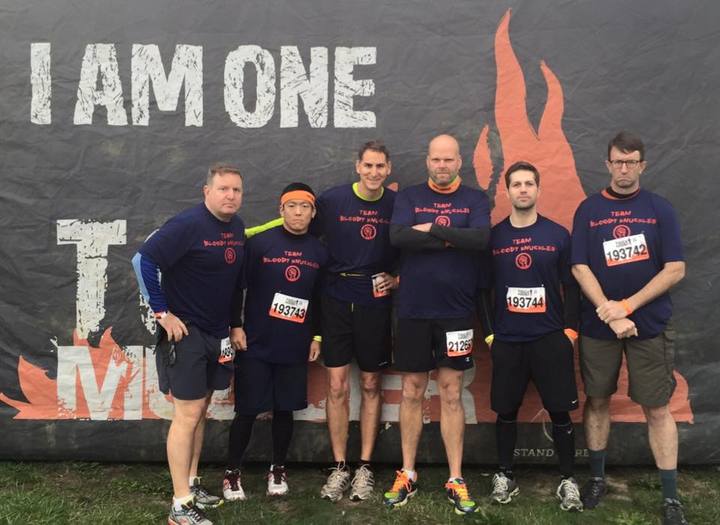 Tough Mudder   Team Bloody Knuckles T-Shirt Photo