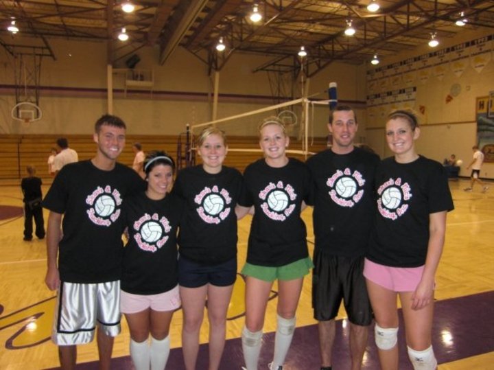 Skar's & Nic's Trucking Inc. Coed Volleyball Team T-Shirt Photo