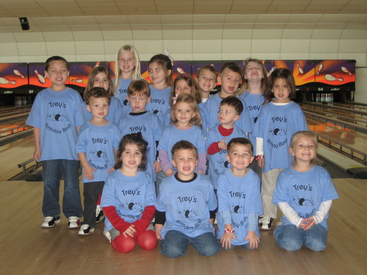 Trey's Birthday Bowling Bash T-Shirt Photo