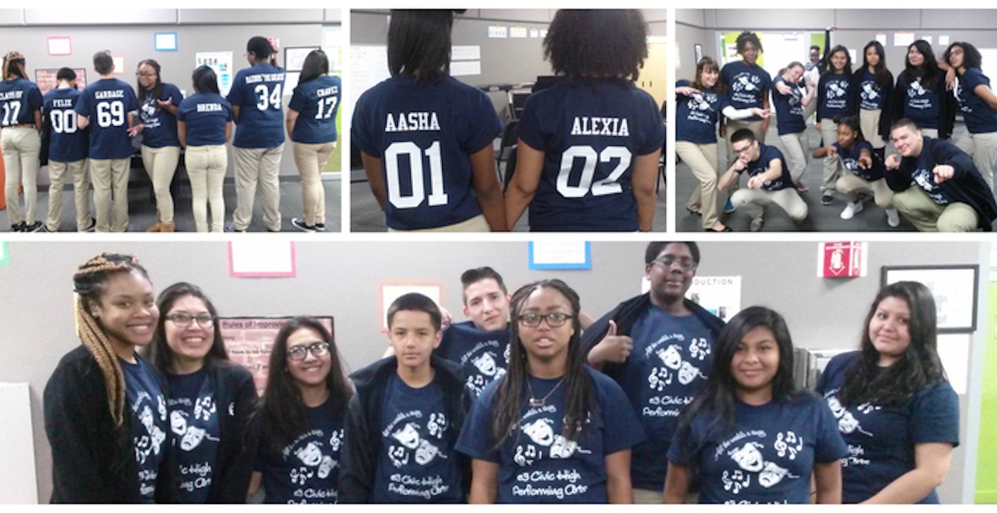 Picture of E3 Civic High Choir And Drama Students Custom T-Shirt Design E3 Civic High Choir And Drama Students T-Shirt Photo