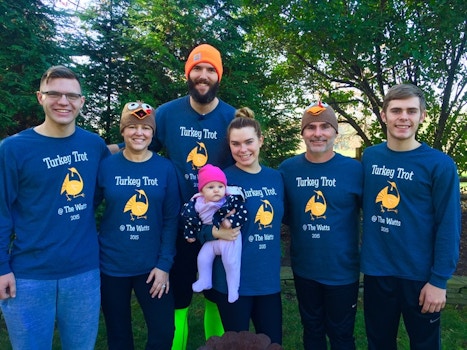 Wright/Coomes/Watts Family Thanksgiving Trot T-Shirt Photo