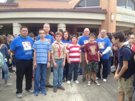 Tm Middle School Celebrates Veterans T-Shirt Photo