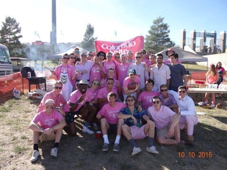 Csu Pink Out Supporting Breast Cancer T-Shirt Photo