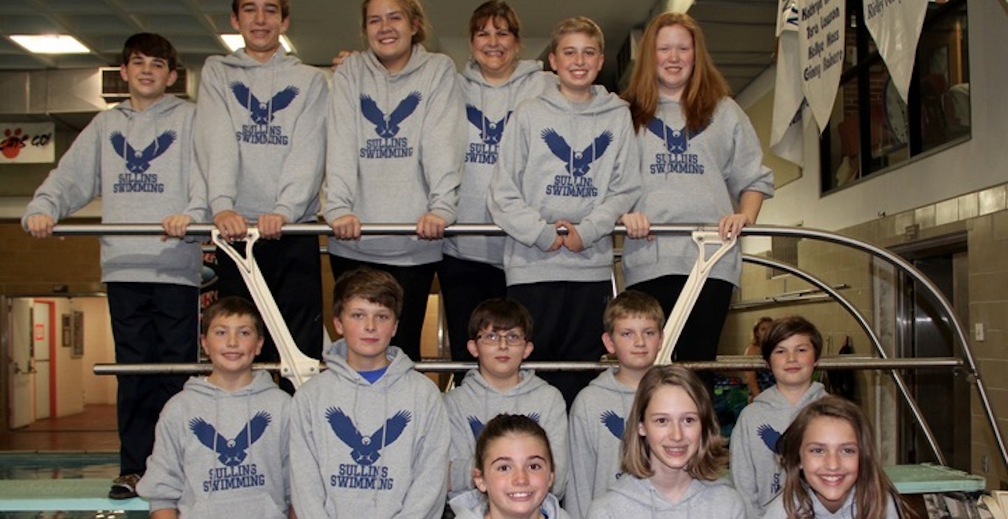 Sullins Academy Swimming Eagles T-Shirt Photo