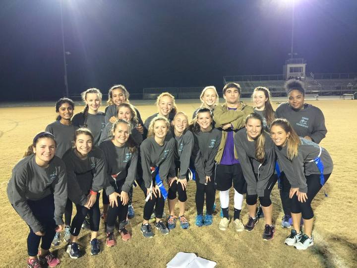 Carrboro High School Senior Powderpuff Team T-Shirt Photo