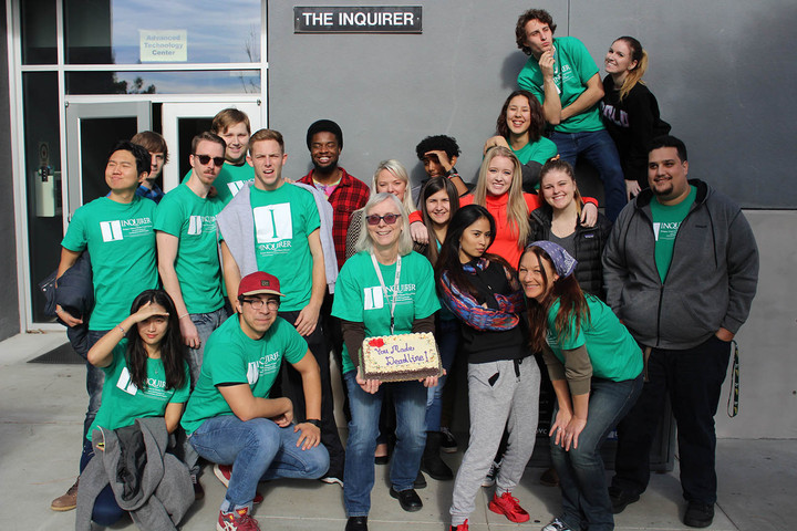 The Diablo Valley College Inquirer Fall 2015 Staff T-Shirt Photo