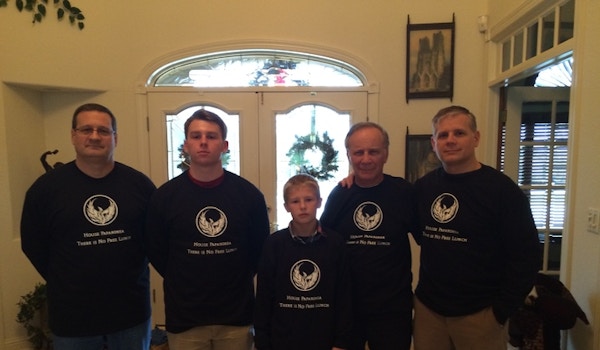 Picture of House Papandrea: There Is No Free Lunch Custom T-Shirt Design House Papandrea: There Is No Free Lunch T-Shirt Photo