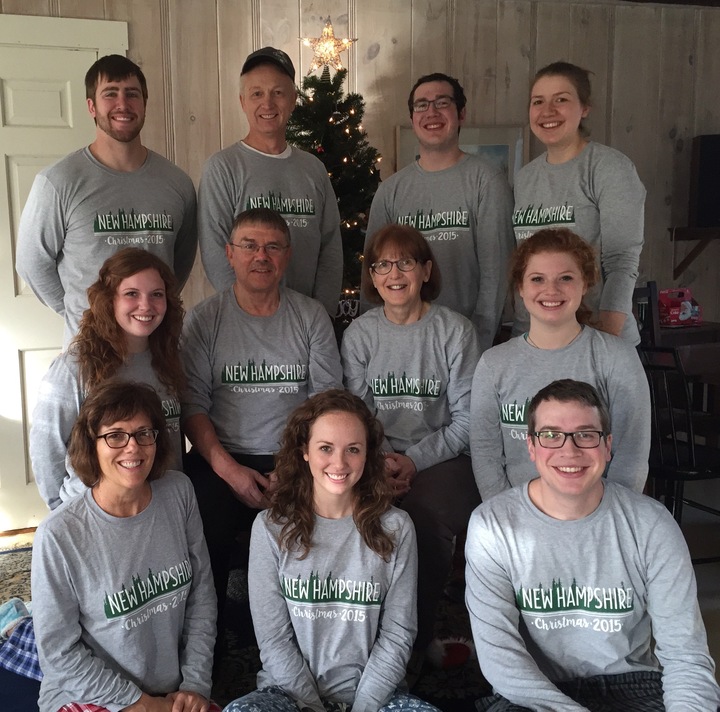 Our Christmas Jammies  T-Shirt Photo