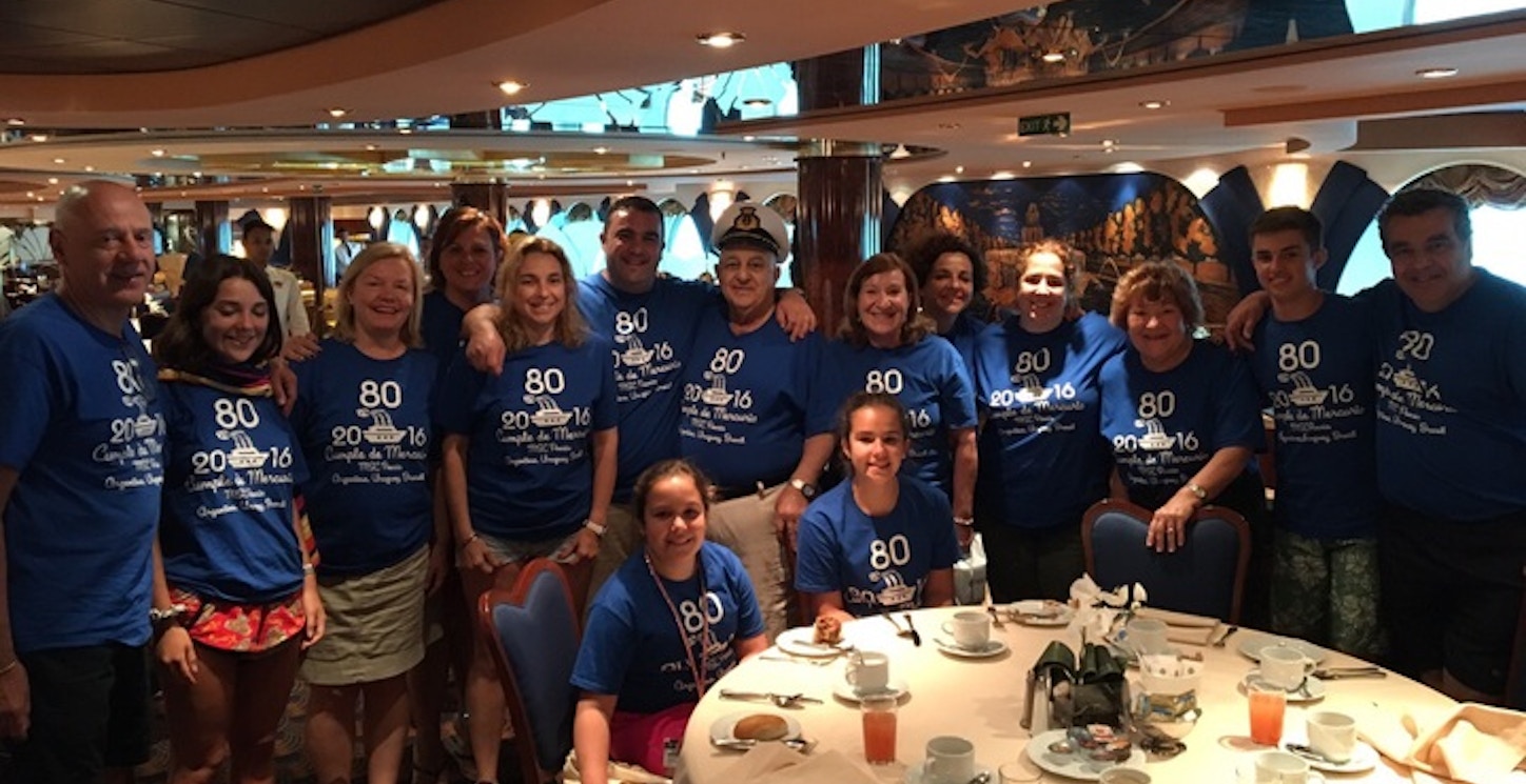 80th Birthday Family Cruise T-Shirt Photo