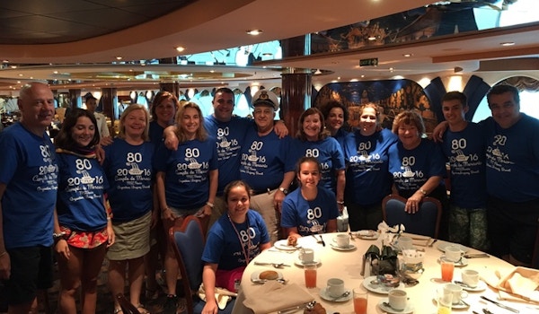 80th Birthday Family Cruise T-Shirt Photo