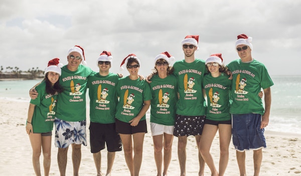 Picture of Aruba Christmas 2015 Custom T-Shirt Design Aruba Christmas 2015 T-Shirt Photo