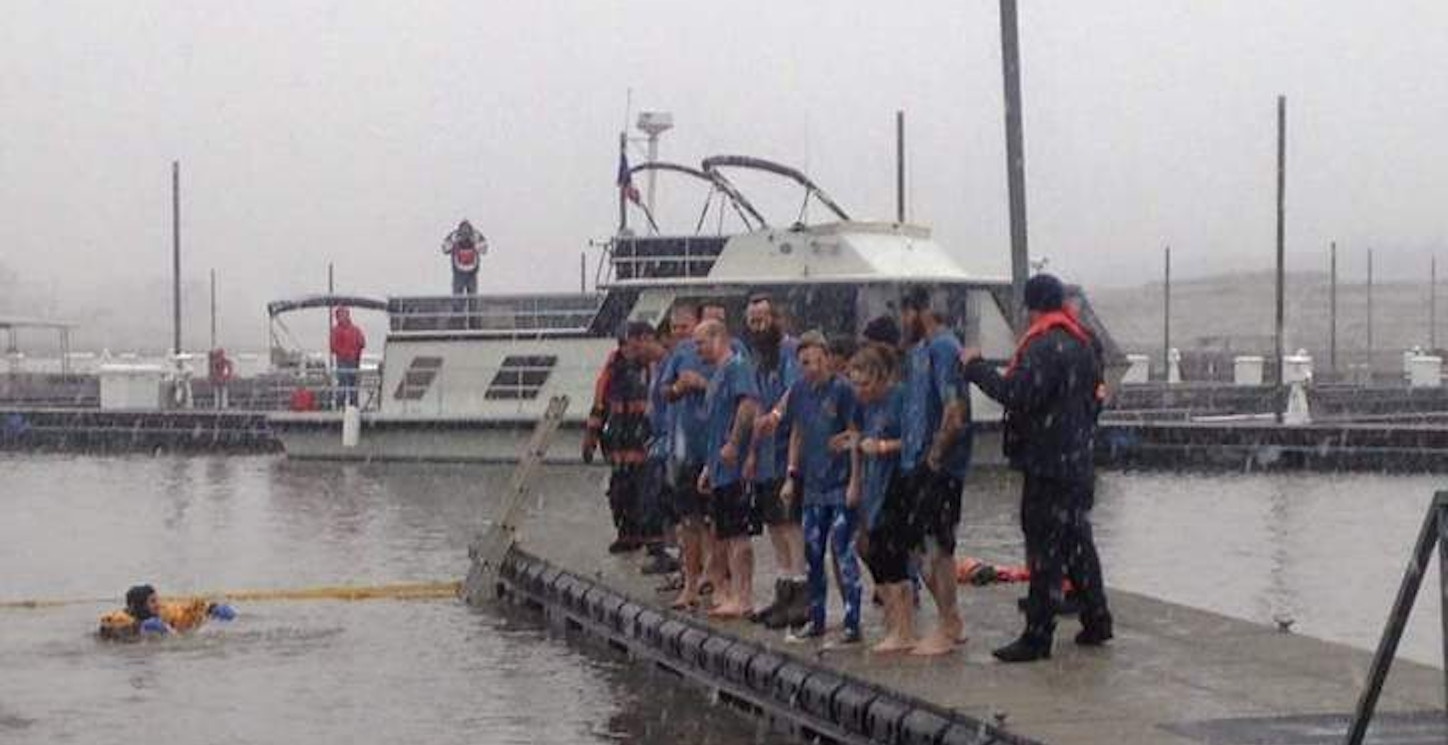 Picture of 2016 Penguin Plunge For Make A Wish Illinois Custom T-Shirt Design 2016 Penguin Plunge For Make A Wish Illinois T-Shirt Photo