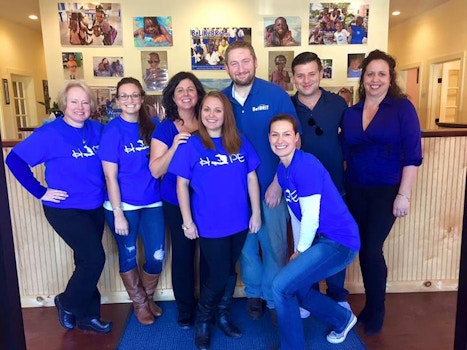 Hope For Haiti, And #Blue For Brit T-Shirt Photo