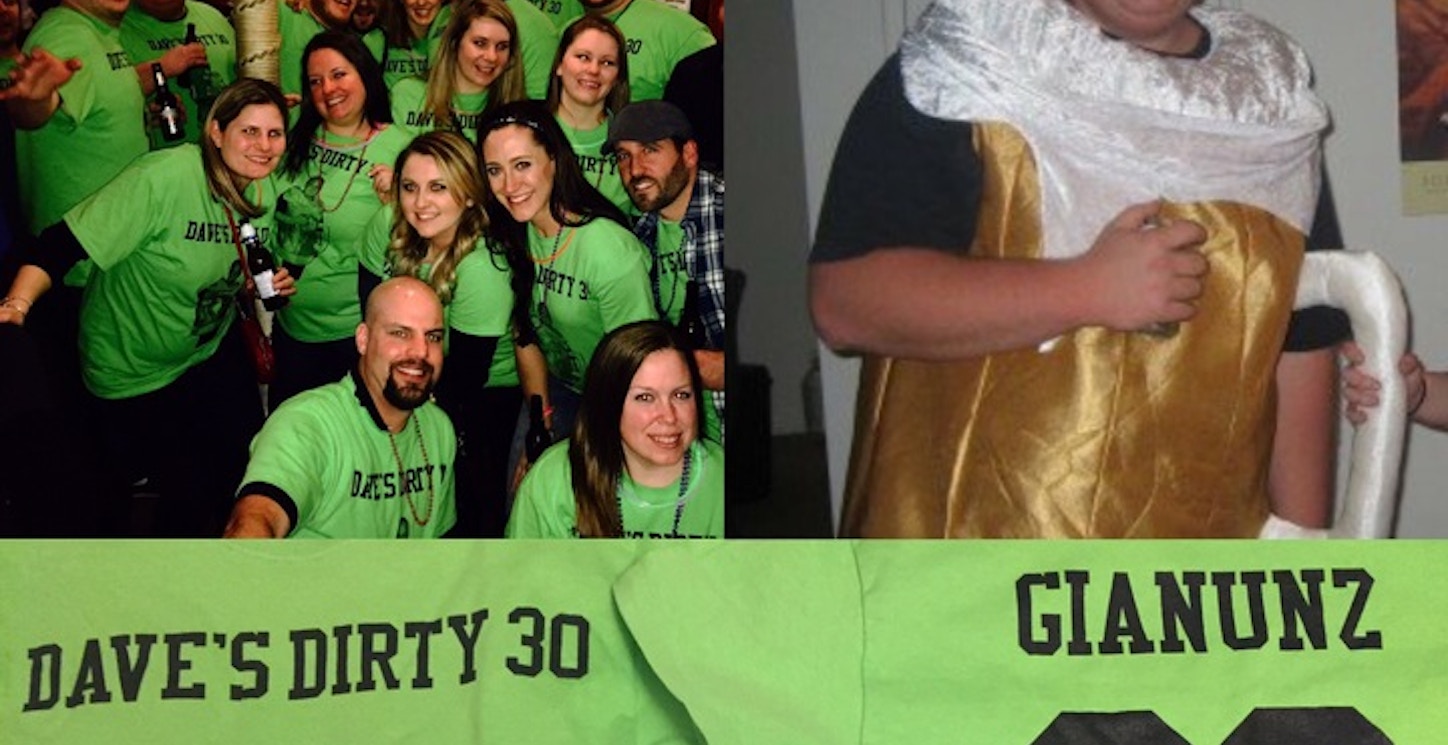 Picture of Daves Dirty 30 Custom T-Shirt Design Daves Dirty 30 T-Shirt Photo