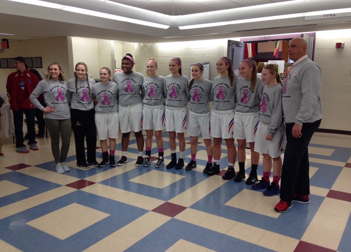 Maple Hill Girls Coaches Vs Cancer 2016 T-Shirt Photo