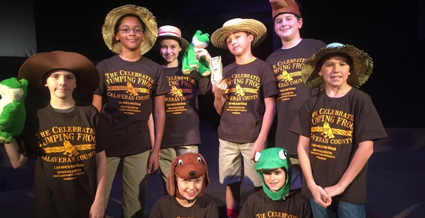 Picture of Jumping Frog @ Faith West Academy Custom T-Shirt Design Jumping Frog @ Faith West Academy T-Shirt Photo