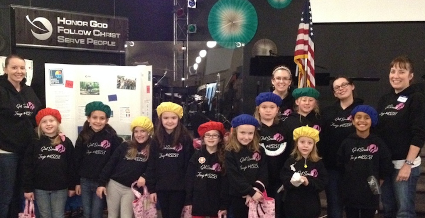 Picture of Girl Scouts Troop #45258 Custom T-Shirt Design Girl Scouts Troop #45258 T-Shirt Photo
