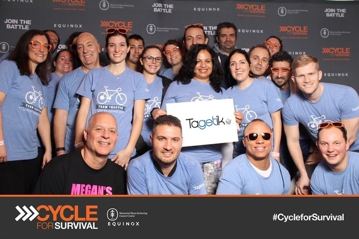 Team Tagetik Rides To Fight Cancer!  T-Shirt Photo