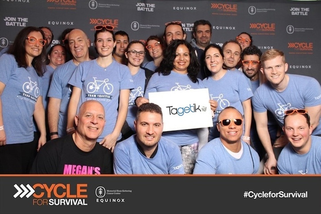 Team Tagetik Rides To Fight Cancer!  T-Shirt Photo