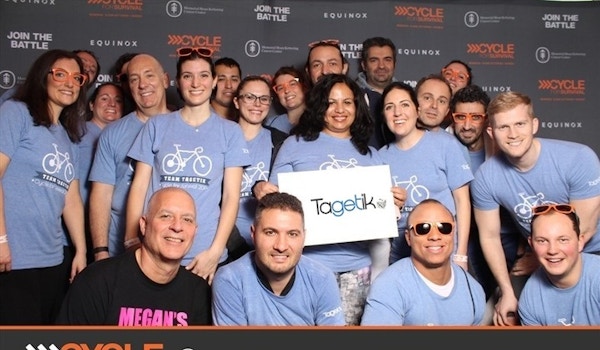 Team Tagetik Rides To Fight Cancer!  T-Shirt Photo