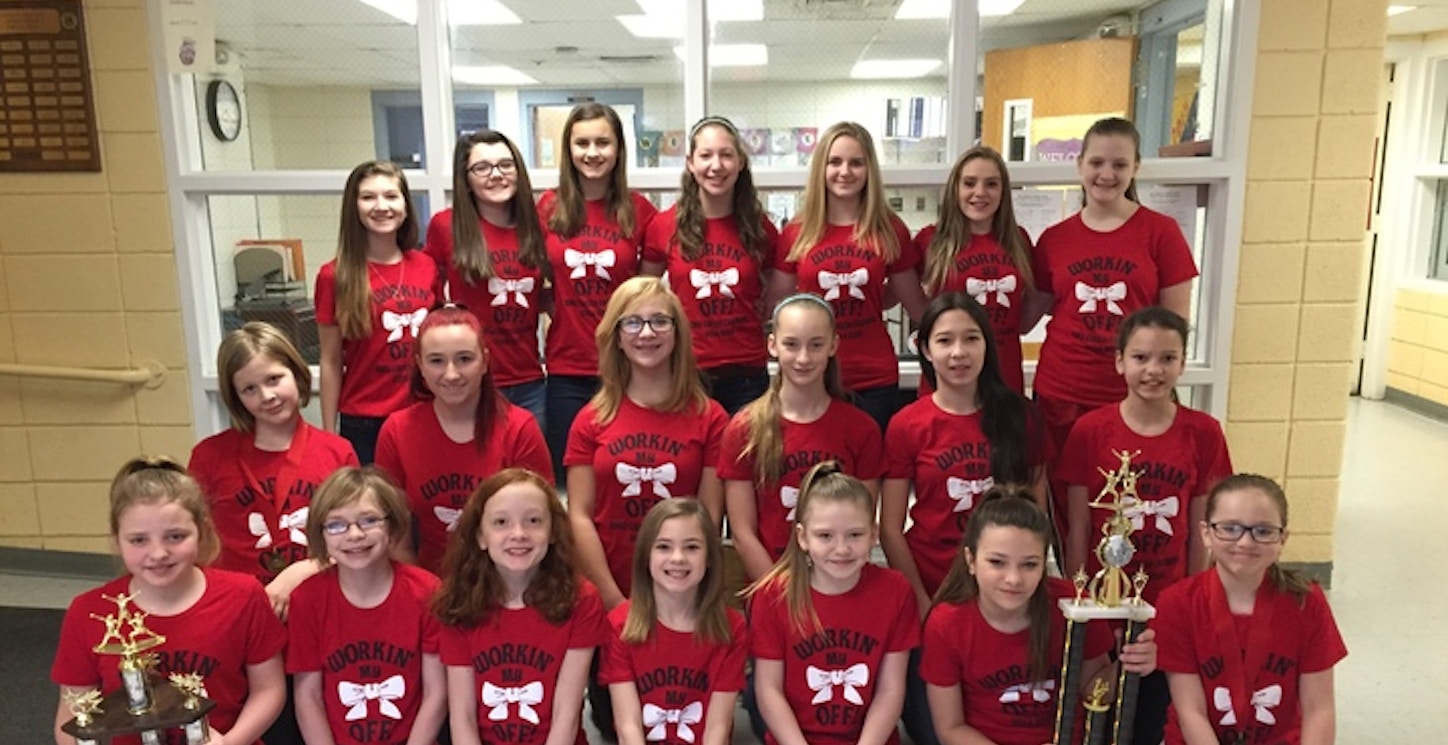 Picture of Bms Cheer Camps 14 16 Custom T-Shirt Design Bms Cheer Camps 14 16 T-Shirt Photo