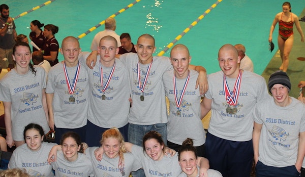 Picture of 2016 District Swim Team Custom T-Shirt Design 2016 District Swim Team T-Shirt Photo
