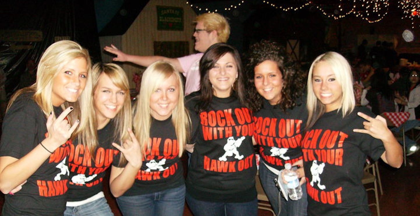 Picture of Rock Out With Your Hawk Out Custom T-Shirt Design Rock Out With Your Hawk Out T-Shirt Photo