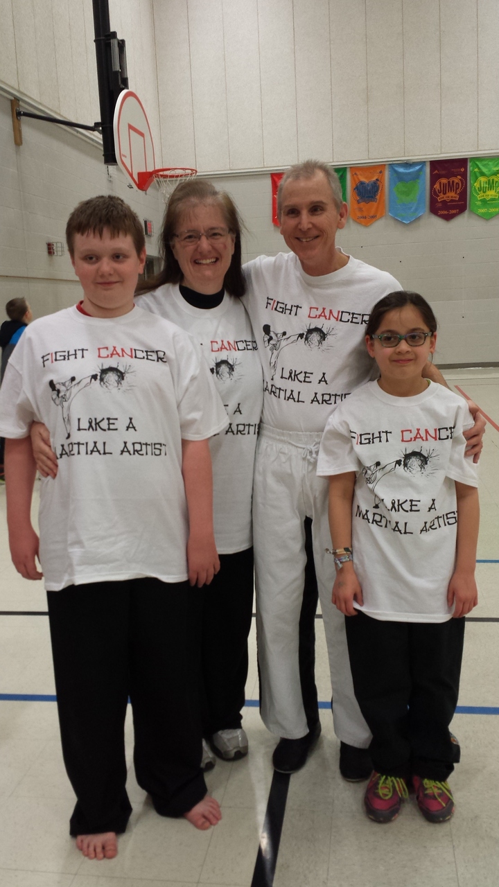 Fight Cancer Like A Martial Artist! T-Shirt Photo