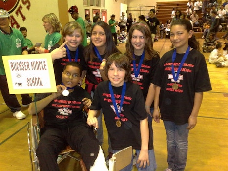 Buchser 'Shock Waves' 1st Place In Their Custom Ink Shirts! T-Shirt Photo
