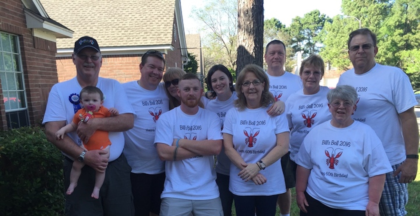 Bill's 60th Birthday Crawfish Boil T-Shirt Photo