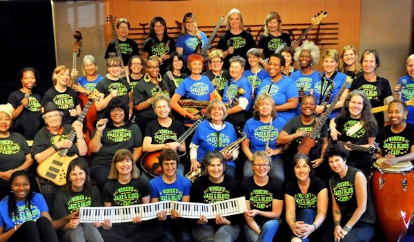 Picture of Jazzschool Women's Jazz & Blues Camp, Berkeley, Ca Custom T-Shirt Design Jazzschool Women's Jazz & Blues Camp, Berkeley, Ca T-Shirt Photo