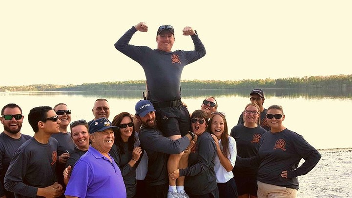 Raising The Last Bat Symbol T-Shirt Photo