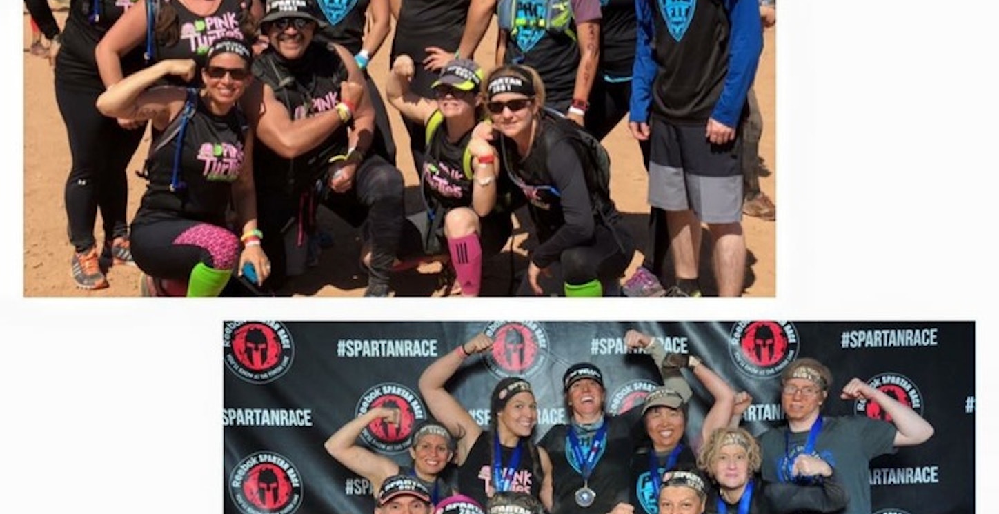 The Pink Turtles Spartan Race T-Shirt Photo
