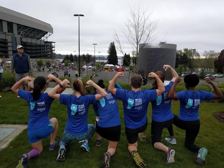 Wise Patient Internal Medicine Team   Back T-Shirt Photo