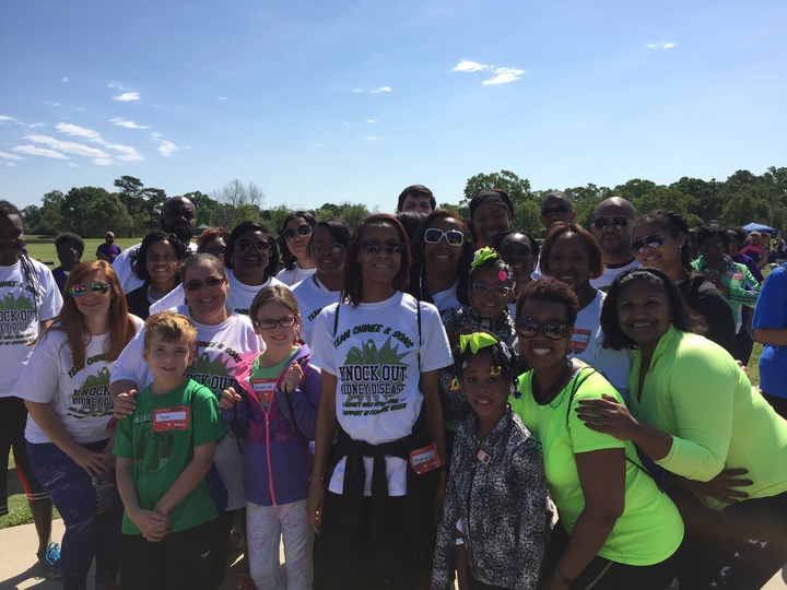 Team Chinee & Sons @ National Kidney Walk  T-Shirt Photo