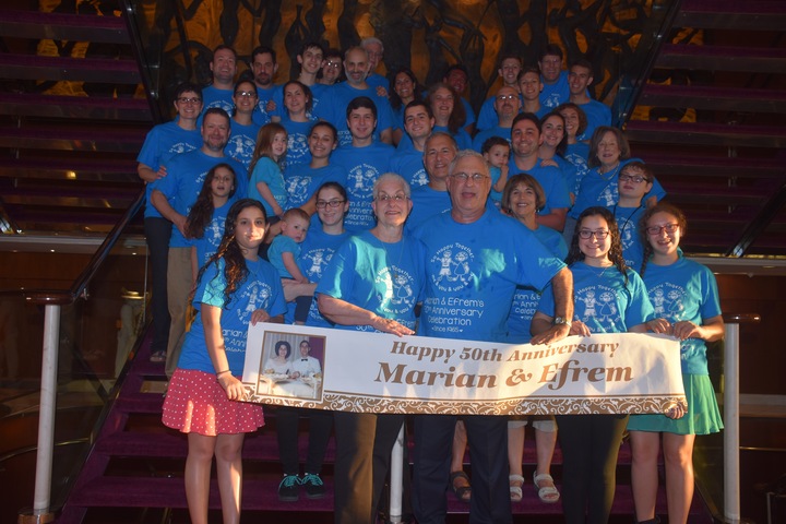 Marian And Efram's 50th Anniversary Cruise T-Shirt Photo