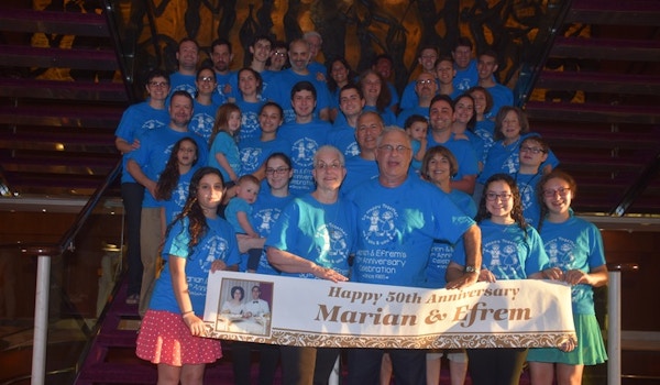 Marian And Efram's 50th Anniversary Cruise T-Shirt Photo
