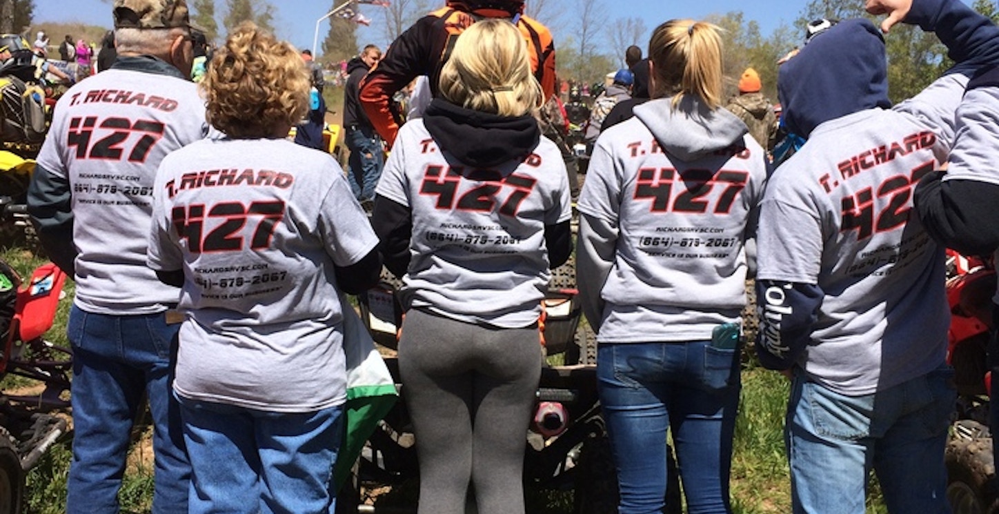 Picture of Supporting Our Racer!!! Custom T-Shirt Design Supporting Our Racer!!! T-Shirt Photo