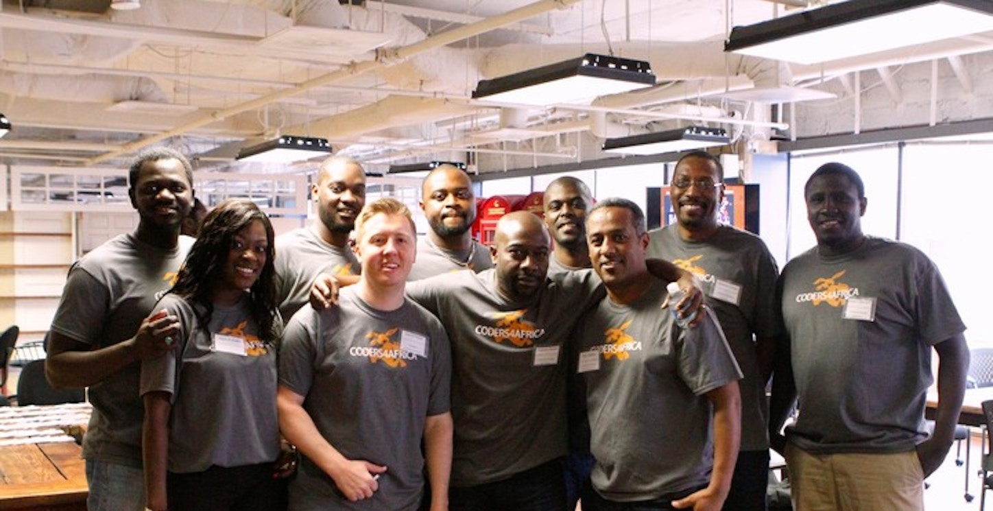 Picture of Coders4 Africa Crew Custom T-Shirt Design Coders4 Africa Crew T-Shirt Photo